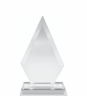 Glass Trophy 180mm High
