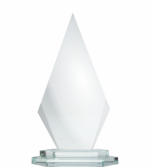Glass Trophy 180mm High
