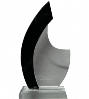 Glass Trophy 250mm High